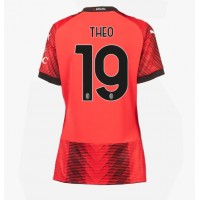 Echipament fotbal AC Milan Theo Hernandez #19 Tricou Acasa 2023-24 pentru femei maneca scurta